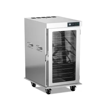 Dining Cart with Single Glass Door Warmer