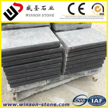 Blue Limestone Swimming coping ,Machine Cut China nature stone coping