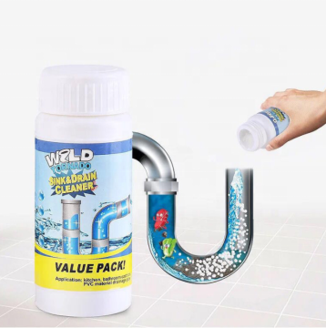 Powerful Pipe Cleaner: Strong Drain Agent for Kitchens, Bathrooms, and Toilets