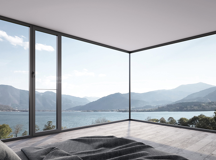 Panoramablast ohne obstrukturiertes Wärmeleitfenster