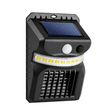 Smart LED Solar Mosquito Repellent Garden Lamp with Human Sensor and Wall Mount