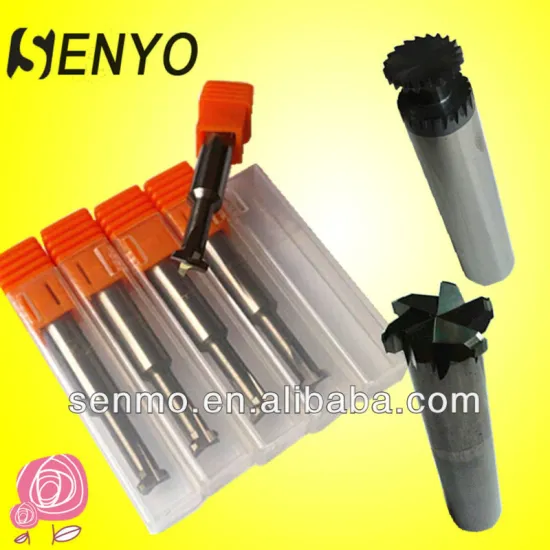 Tungsten Solid Carbide Straight Shank Indexable T-slot End Milling Cutter/Thread End Mill Size/Micro Grain Miling Cutters