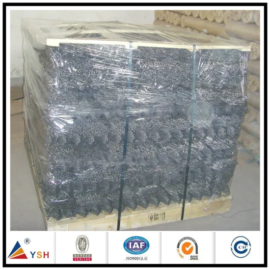 Professional 9 gauge used plastic black used chain link fence