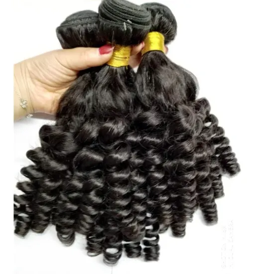 10A SPARK Brazilian Weaving Remy Human Hair Bundles for Women Raw Virgin Hair Extension Weft Natural Black Bouncy Curly FUMI