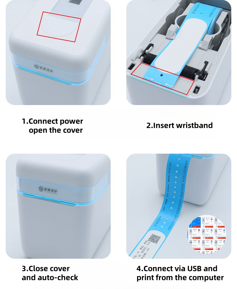 wristband printer