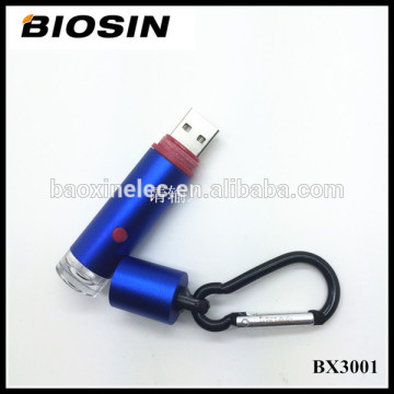 USB charged keychain led light