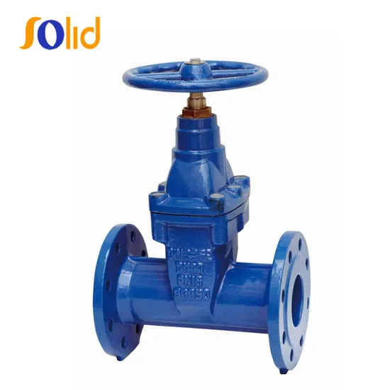 DIN 3352 F5 Flanged Resilient Gate Valve With Non Rising Stem