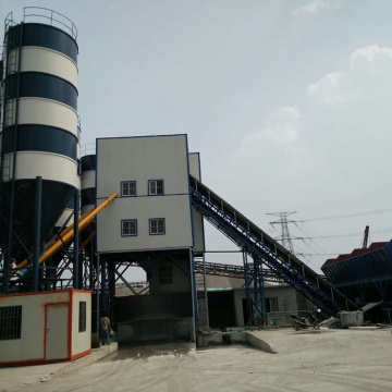 Central control stationary concrete batching plant for sale