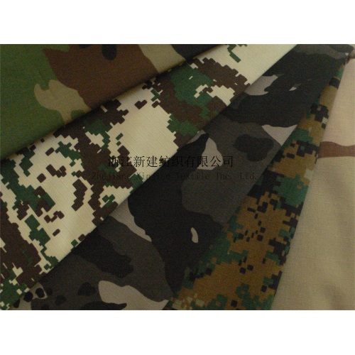 Tessuto per ripstop TC medio camouflage all&#39;ingrosso