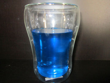 double wall silicate glass cups