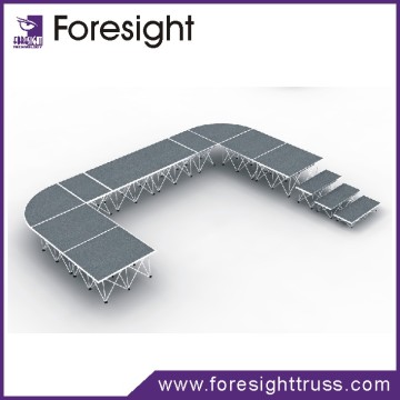 plywood stage ,iron stage compages stage,Aluminum frame ,polywood platform