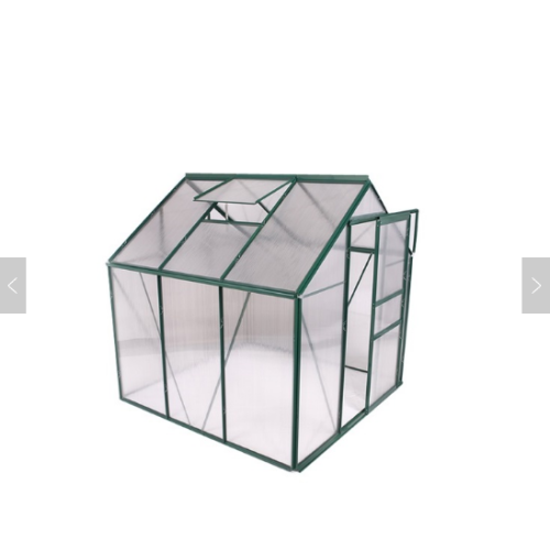 Outdoor greenhouse with polycarbonate for plant protection