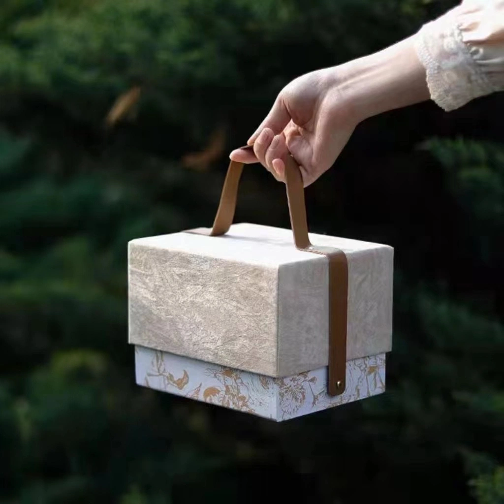 Caixa de presente de doces de casamento em estilo chinês