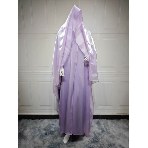 ست حجاب عبای ساده رنگ ثابت