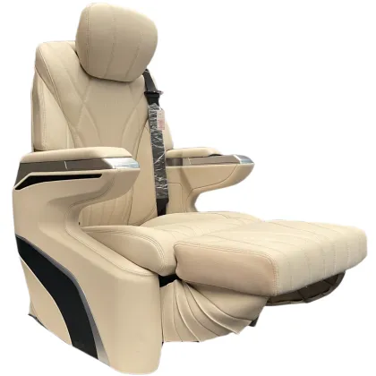 KIMSSY Rambler Limousine Chair for Toyota Coaster - Business Car Seats with Leg Rest