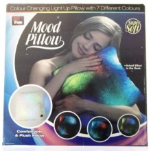 Plush Pillow, Soft and Cozy Light up LED Mood Square Pillow (TV 350)