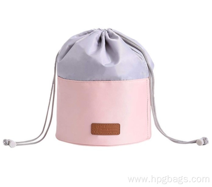 Travel Barrel Cosmetics Pouch