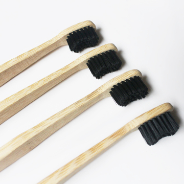 Head Tilted Adult Bamboo Toothbrush