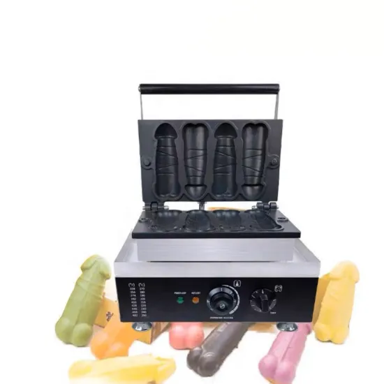 2024 snack food machine waffle maker penis waffle for sale commercial penis waffle maker