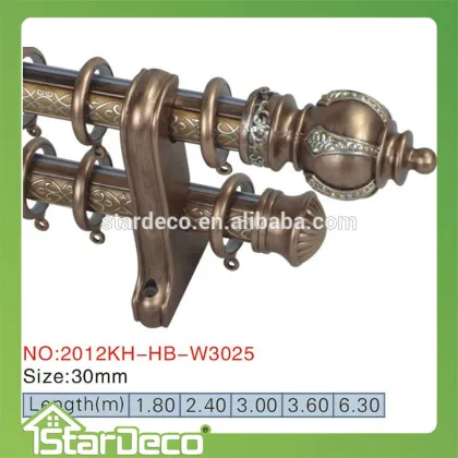 New classic beauty rhyme Resin curtain rod/curtain pole