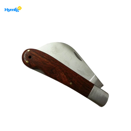 Taschenmesser aus poliertem Holz-Inlay-Griff