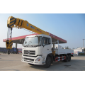 Medium size 4 sections crane with truck chassis