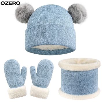 OZERO Customized Winter Mountain Biking Polyester Windproof Beanie Hat for Kids