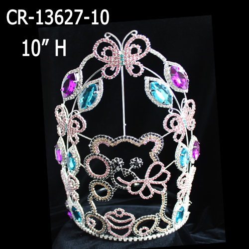 Rhinestone Candy Bear Pageant Crowns