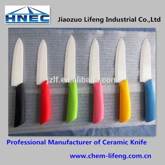 HNEC Colorful Handle Ceramic Chef Knife