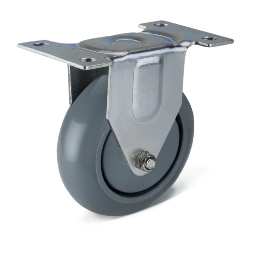 Fixed European industrial casters