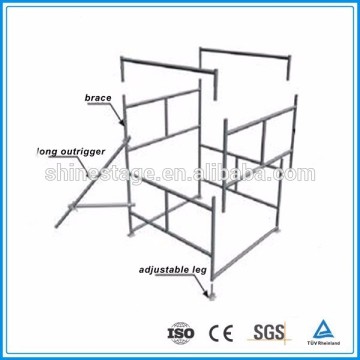 Customised easy install business show h frame concert scaffolding system
