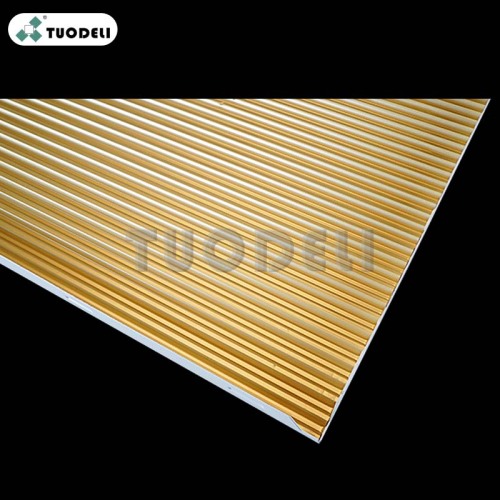 Tuile de plafond composite en aluminium ondulé