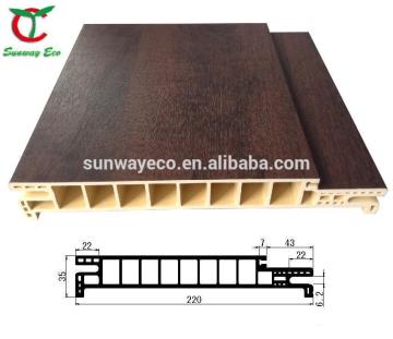 high quality waterproof wood and pvc composite WPC door frames( TCF-220A)