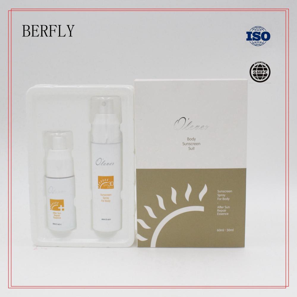 Traje de crema de protección solar corporal de fábrica de cosméticos OEM ODM