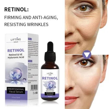 Custom Private Label Retinol Serum - Anti-Aging Wrinkle Facial Essence