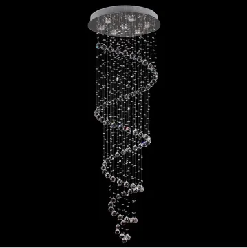round glass ball chandelier lamp with Gu10