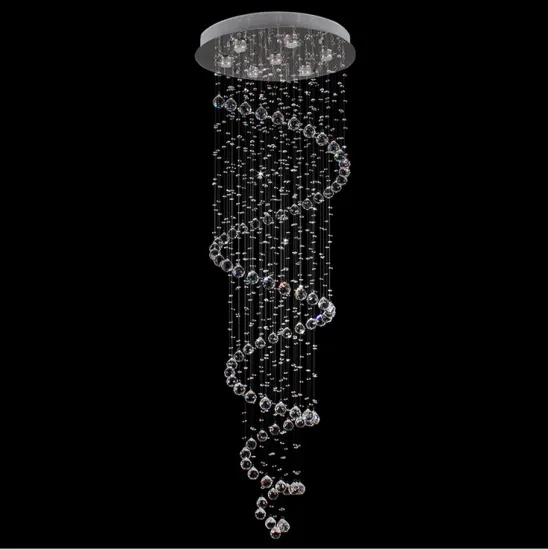 round glass ball chandelier lamp with Gu10