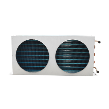 Copper tube and aluminium fin condenser evaporator for vending machines