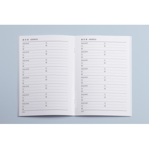 Saddle-Stitched Notebook for Daily Notes