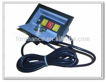 Push button for rolling door motor