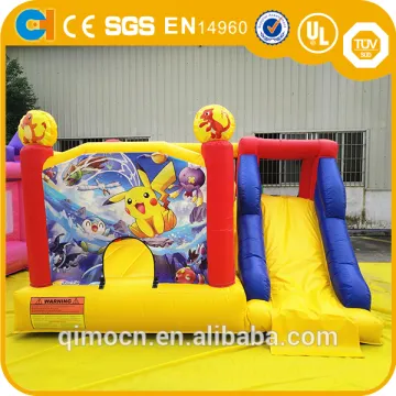Kids pikachu inflatable bounce houses,Pikachu jumping castles,Pikachu bouncy castle for sale