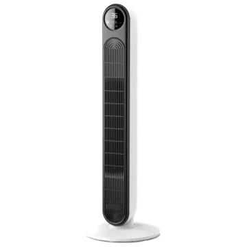 35 Inch LED Touch Panel PTC Ceramic Warmer, Space Stand Remote Control Electric Tower Fan Heater