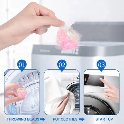 High Efficiency Laundry Pods - Fragrant Beads Gel Detergent Pods for Clothes