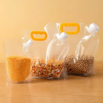 Custom Printed Sealable Plastic Doypack Stand Up Pouch Resealable Zipper Food Grade Packaging Bags