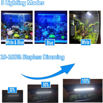 Aquarium Fish Tank LED -Süßwasserlampe mit Timer