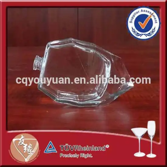 China cheap selling 100 ml small clear flint glass antique perfume bottles sale