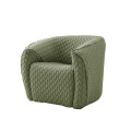 Acogedor sillón verde elegante