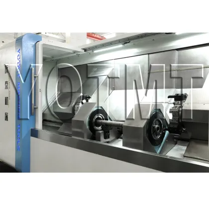 Double Spindle Slant Bed Heavy Duty CNC Lathe Machine