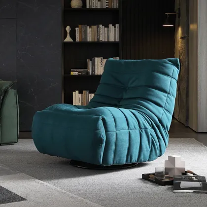 Living Room Sofa Recliner White Manual Recliner Chair