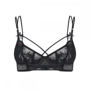 Ensemble soutien-gorge et string en dentelle de cils personnalisés